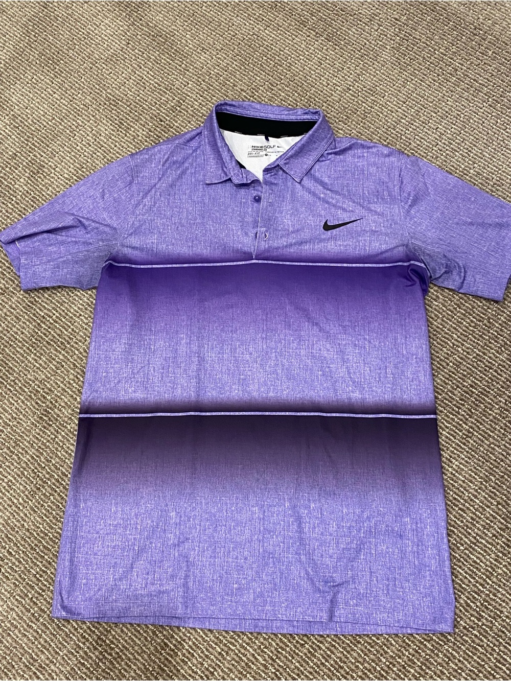 Nike Men's Purple Golf Polo Shirt